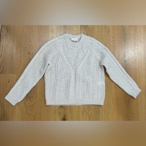 NWT Sezane jake jumper sweater in vanille color size medium
